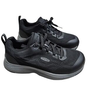 Keen Utility Sparta II ESD Work Shoe Womens 8.5W Black Steel Grey Aluminum Toe